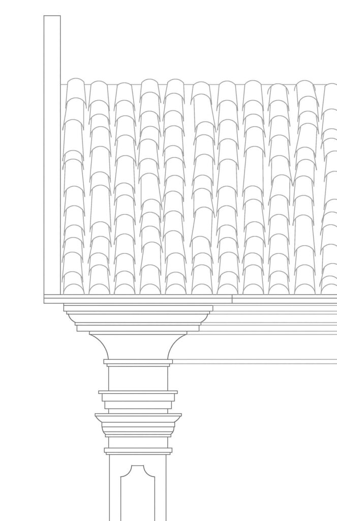 Geometra Quadrini Davide - Edificio di Culto - prospetto Sud - Dettaglio