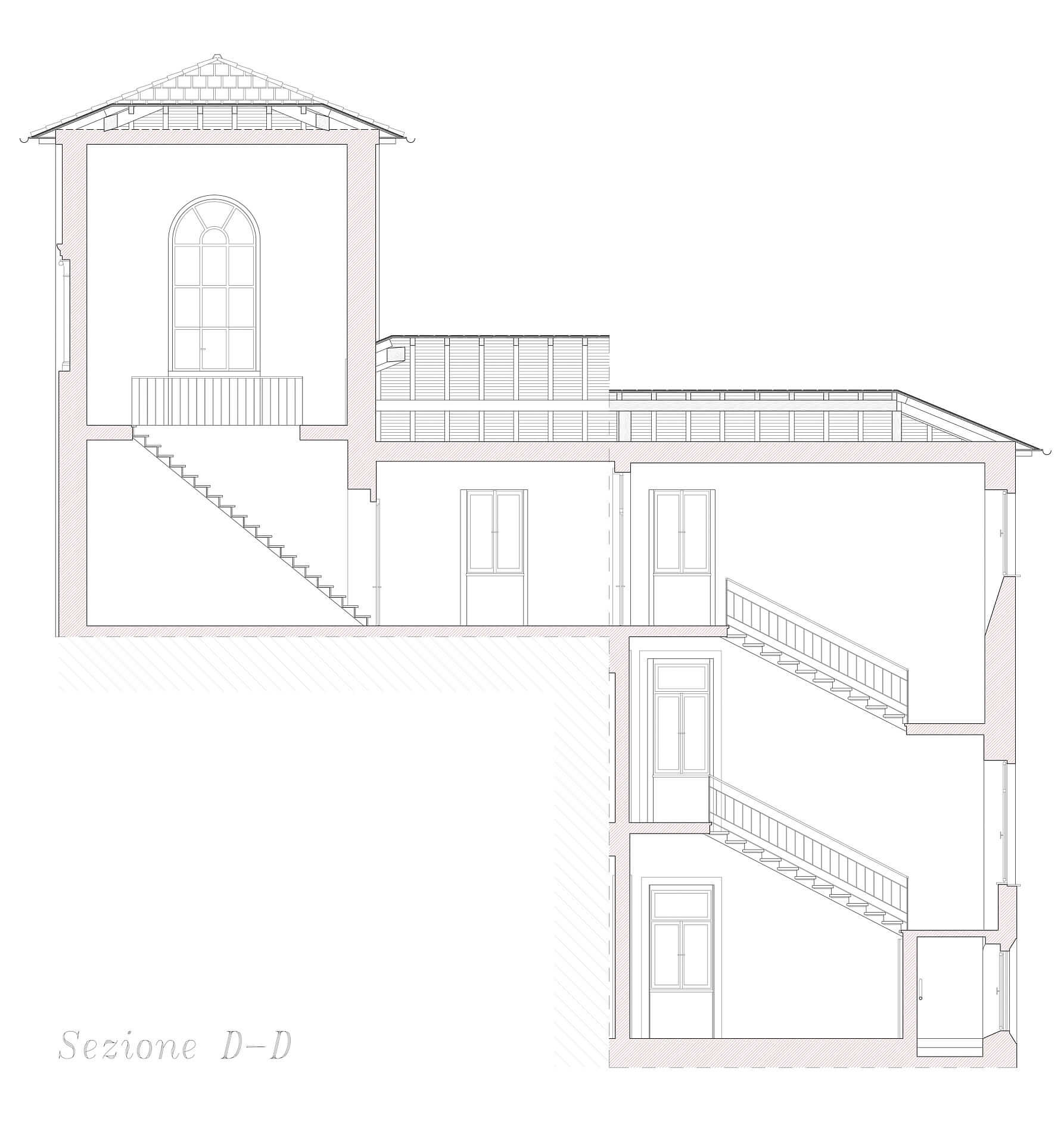 Geometra Quadrini Davide - Edificio residenziale storico - Sezione